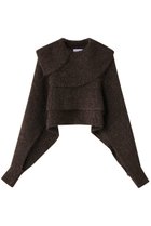 【ニアー ニッポン/near.nippon】のラメミックス キッドモヘア スリーブマフラージレ ブラウン|ID: prp329100004686422 ipo3291000000036242296