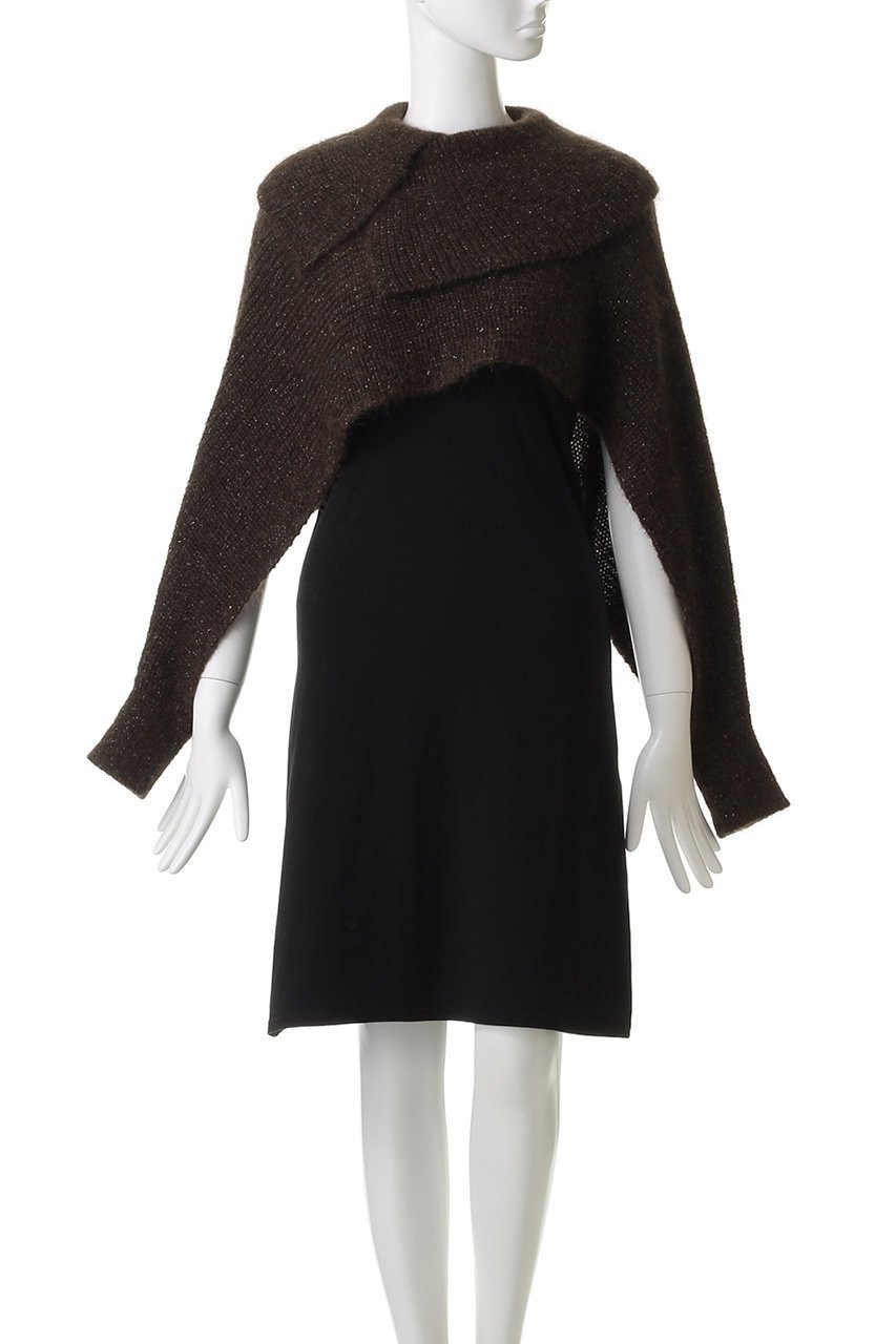 【ニアー ニッポン/near.nippon】のラメミックス キッドモヘア スリーブマフラージレ 人気、トレンドファッション・服の通販 founy(ファニー) 　ファッション　Fashion　レディースファッション　Fashion for Women　トップス・カットソー　Cut & Sew Tops　ニット　Knit Tops & Sweaters　ベスト&ジレ / 重ね着スタイル　Vests & Gilets　カジュアルプルオーバー・ニットトップス　Pullovers & Knit Tops / Casual Pullovers　マフラー・スヌード / 冬小物の定番　Scarves & Mufflers　スリーブ　Sleeve, Long Sleeve / Short Sleeve　フラット　Flat, Flat Shoes　ベスト　Vest, Waistcoat　マフラー　Scarf, Muffler　ミックス　Mix, Mixed Style　other-7|ID: prp329100004686422 ipo3291000000036242305