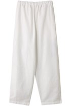 【イレーヴ/YLEVE】の【UNISEX】【Y】オーガニック コットン ソフト モールスキン テーパード イージー パンツ ホワイト|ID:prp329100004686426