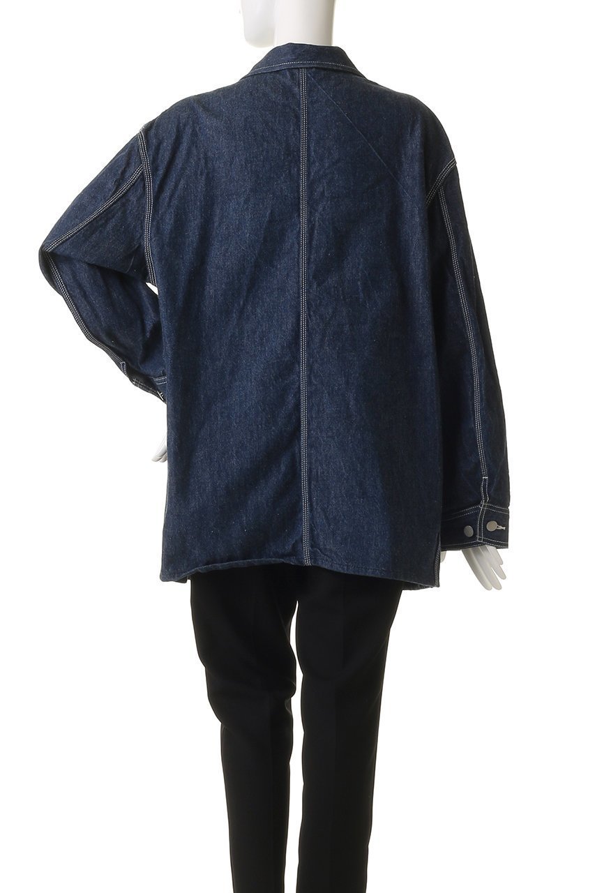 【イレーヴ/YLEVE】の【UNISEX】【Y】13oz オーガニック コットン デニム カバーオール ジャケット 人気、トレンドファッション・服の通販 founy(ファニー) ファッション Fashion レディースファッション Fashion for Women アウター Coat / Outerwear Collection レディースジャケット・軽アウター Jackets ブルゾンジャケット・スポーティアウター Blouson Jackets ユニセックス Unisex, Genderless インディゴ Indigo Denim オーガニック Organic Cotton クラシック Classic, Timeless Style ジャケット Jacket, Outerwear デニム Denim, Jeans Material ビッグ Big, Oversized ブルゾン Blouson, Bomber Jacket ワッシャー Washer, Crinkled Finish ワーク Workwear, Utility Style 定番 Standard, Basic Item other-4|ID: prp329100004686427 ipo3291000000036890708