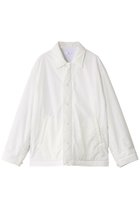 【イレーヴ/YLEVE】の【UNISEX】【Y】RECYCLE ナイロン ミックス タフタ RECYCLE ポリエステル フリース コート ホワイト|ID:prp329100004686430