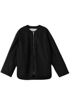 【ジル サンダー/JIL SANDER】の【JIL SANDER+】ロゴ刺しゅう 中わた ジャケット ブラック|ID: prp329100004686431 ipo3291000000036242347