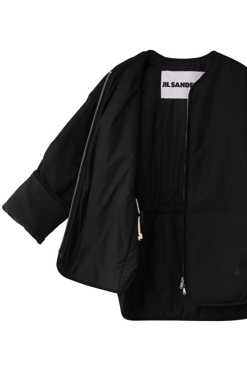 【ジル サンダー/JIL SANDER】の【JIL SANDER+】ロゴ刺しゅう 中わた ジャケット 人気、トレンドファッション・服の通販 founy(ファニー) 　ファッション　Fashion　レディースファッション　Fashion for Women　アウター　Coat / Outerwear Collection　レディースジャケット・軽アウター　Jackets　ブルゾンジャケット・スポーティアウター　Blouson Jackets　エンブロイダリー　Embroidery Design　ジャケット　Jacket, Outerwear　スポーツ　Sports, Activewear　スポーティ　Sporty, Casual Athletic　スマート　Smart, Elegant　スラックス　Slacks, Dress Pants　ブルゾン　Blouson, Bomber Jacket　other-7|ID: prp329100004686431 ipo3291000000036242356