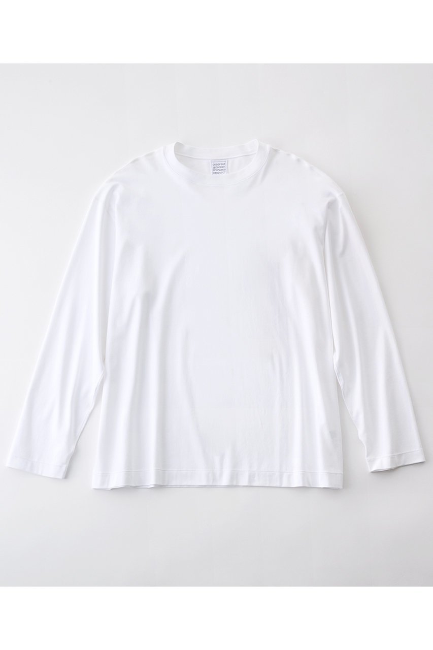 【グッド ピープル グッド ステッチング グッド プロダクト/GOOD PEOPLE GOOD STITCHING GOOD PRODUCT】の【UNISEX】クルーネック ロングスリーブ Tシャツ 人気、トレンドファッション・服の通販 founy(ファニー) 　ファッション　Fashion　レディースファッション　Fashion for Women　トップス・カットソー　Cut & Sew Tops　シャツ・ブラウス・オフィスカジュアル　Elegant Blouses & Button-Ups　ロングTシャツ・Tシャツ　Longline T-Shirts & Tees　カットソー・ベーシックTシャツ　Cut-and-Sewn Tops / Stretch Tees & Basics　ユニセックス　Unisex, Genderless　インナー　Innerwear　スリーブ　Sleeve, Long Sleeve / Short Sleeve　レギュラー　Regular, Standard Fit　ロング　Long, Long-Length　定番　Standard, Basic Item　新作・新入荷　New Arrivals / New In　 other-1|ID: prp329100004686434 ipo3291000000033841577