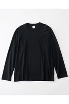 【グッド ピープル グッド ステッチング グッド プロダクト/GOOD PEOPLE GOOD STITCHING GOOD PRODUCT】の【UNISEX】クルーネック ロングスリーブ Tシャツ 人気、トレンドファッション・服の通販 founy(ファニー) ファッション Fashion レディースファッション Fashion for Women トップス・カットソー Cut & Sew Tops シャツ・ブラウス・オフィスカジュアル Elegant Blouses & Button-Ups ロングTシャツ・Tシャツ Longline T-Shirts & Tees カットソー・ベーシックTシャツ Cut-and-Sewn Tops / Stretch Tees & Basics ユニセックス Unisex, Genderless インナー Innerwear スリーブ Sleeve, Long Sleeve / Short Sleeve レギュラー Regular, Standard Fit ロング Long, Long-Length 定番 Standard, Basic Item 新作・新入荷 New Arrivals / New In thumbnail ブラック|ID: prp329100004686434 ipo3291000000033841579