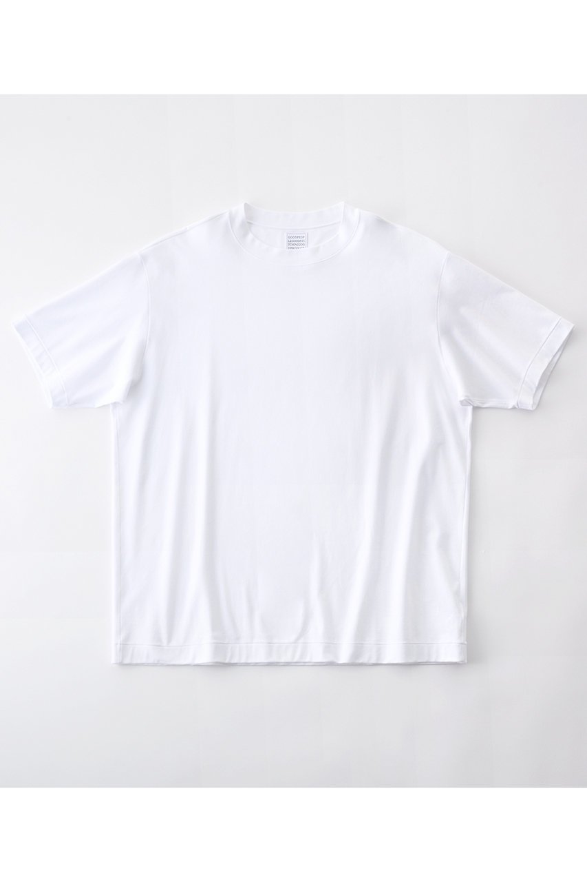 【グッド ピープル グッド ステッチング グッド プロダクト/GOOD PEOPLE GOOD STITCHING GOOD PRODUCT】の【UNISEX】クルーネック ショートスリーブ Tシャツ インテリア・キッズ・メンズ・レディースファッション・服の通販 founy(ファニー) 　ファッション　Fashion　レディースファッション　Fashion for Women　トップス・カットソー　Cut & Sew Tops　シャツ・ブラウス・オフィスカジュアル　Elegant Blouses & Button-Ups　ロングTシャツ・Tシャツ　Longline T-Shirts & Tees　カットソー・ベーシックTシャツ　Cut-and-Sewn Tops / Stretch Tees & Basics　ユニセックス　Unisex, Genderless　インナー　Innerwear　ショート　Short, Short Length　スリーブ　Sleeve, Long Sleeve / Short Sleeve　レギュラー　Regular, Standard Fit　定番　Standard, Basic Item　新作・新入荷　New Arrivals / New In　ホワイト|ID: prp329100004686435 ipo3291000000033841584