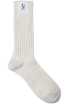 【バトナー/BATONER / MEN】の【MEN】コットン ウール コーデュラ ロング ソックス 人気、トレンドファッション・服の通販 founy(ファニー) ファッション Fashion メンズファッション Fashion for Men シンプル Simple, Minimal ソックス Socks, Hosiery ロング Long, Long-Length 新作・新入荷 New Arrivals / New In thumbnail ホワイト|ID: prp329100004686436 ipo3291000000033841596