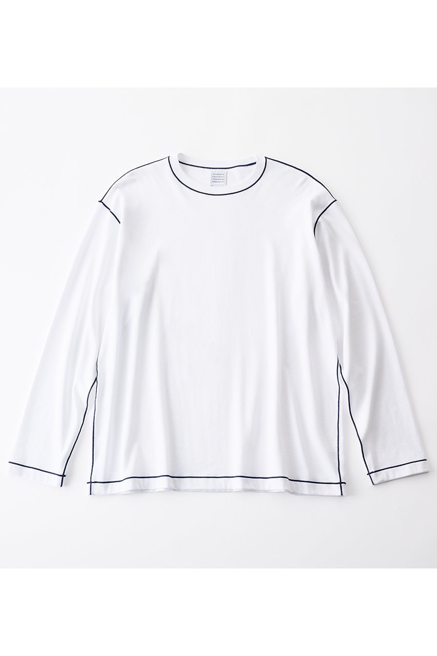 【グッド ピープル グッド ステッチング グッド プロダクト/GOOD PEOPLE GOOD STITCHING GOOD PRODUCT / MEN】の【MEN】Color Stitch クルーネック ロングスリーブ Loopback Jersey 人気、トレンドファッション・服の通販 founy(ファニー) 　ファッション　Fashion　メンズファッション　Fashion for Men　トップス・カットソー　Cut & Sew Tops　メンズシャツ　Shirts　スリーブ　Sleeve, Long Sleeve / Short Sleeve　レギュラー　Regular, Standard Fit　ロング　Long, Long-Length　エレガント 上品　Elegant　新作・新入荷　New Arrivals / New In　 other-1|ID: prp329100004686437 ipo3291000000033841598
