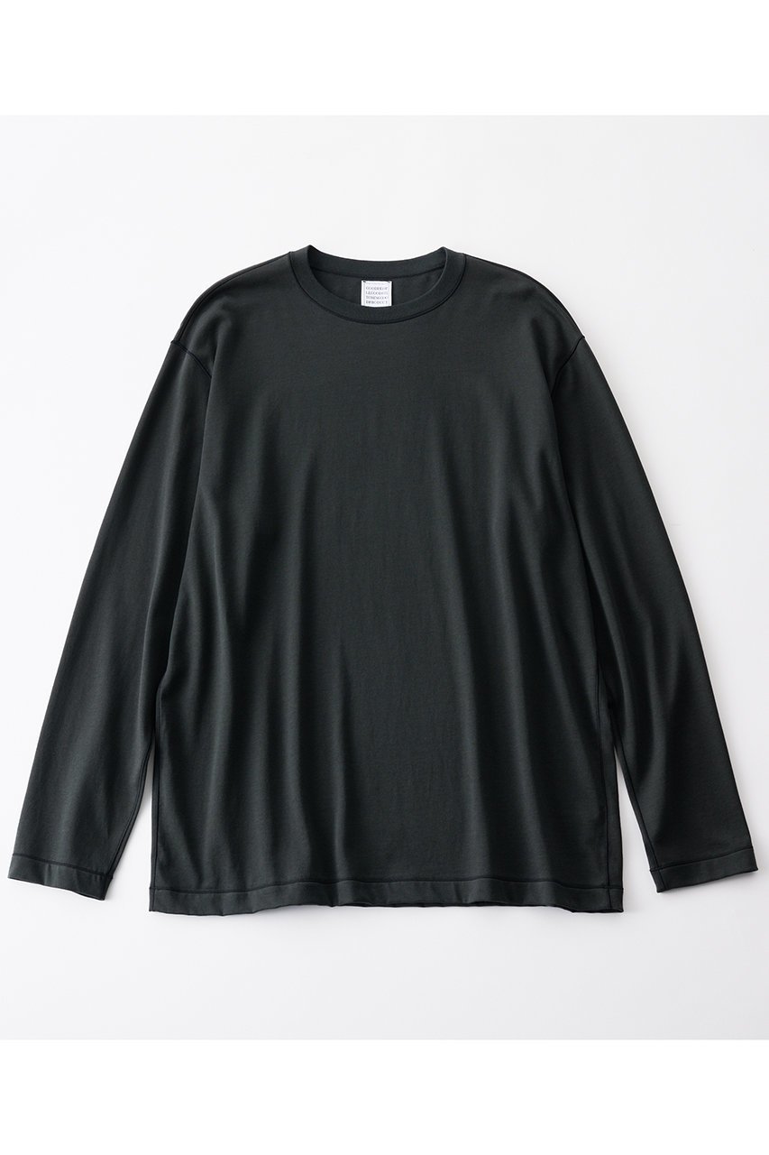 【グッド ピープル グッド ステッチング グッド プロダクト/GOOD PEOPLE GOOD STITCHING GOOD PRODUCT / MEN】の【MEN】Color Stitch クルーネック ロングスリーブ Loopback Jersey インテリア・キッズ・メンズ・レディースファッション・服の通販 founy(ファニー) 　ファッション　Fashion　メンズファッション　Fashion for Men　トップス・カットソー　Cut & Sew Tops　メンズシャツ　Shirts　スリーブ　Sleeve, Long Sleeve / Short Sleeve　レギュラー　Regular, Standard Fit　ロング　Long, Long-Length　エレガント 上品　Elegant　新作・新入荷　New Arrivals / New In　チャコールブラック|ID: prp329100004686437 ipo3291000000033841600