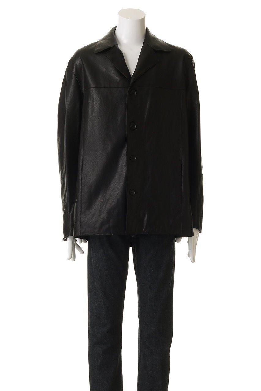 【ヨーク/YOKE / MEN】の【MEN】レザー カー ジャケット 人気、トレンドファッション・服の通販 founy(ファニー) 　ファッション　Fashion　メンズファッション　Fashion for Men　カットオフ　Cut-Off Design　コンパクト　Compact, Small Size　ジャケット　Jacket, Outerwear　ポケット　Pocket, Pocket Detail　新作・新入荷　New Arrivals / New In　other-2|ID: prp329100004686439 ipo3291000000033841618