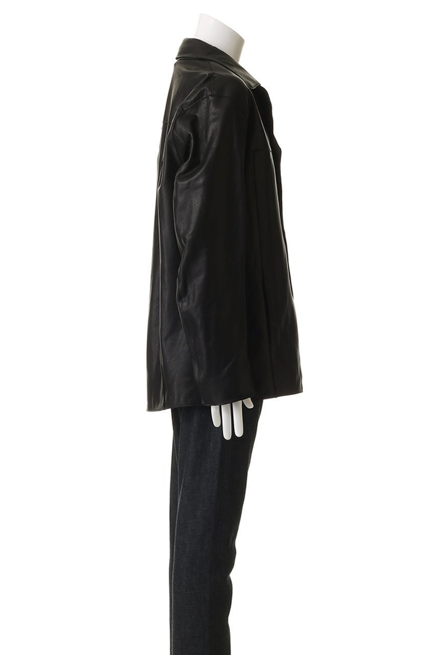 【ヨーク/YOKE】の【UNISEX】レザー カー ジャケット 人気、トレンドファッション・服の通販 founy(ファニー) 　ファッション　Fashion　レディースファッション　Fashion for Women　アウター　Coat / Outerwear Collection　レディースジャケット・軽アウター　Jackets　ユニセックス　Unisex, Genderless　カットオフ　Cut-Off Design　コンパクト　Compact, Small Size　ジャケット　Jacket, Outerwear　ポケット　Pocket, Pocket Detail　other-3|ID: prp329100004686439 ipo3291000000036134705