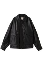【ヨーク/YOKE】の【UNISEX】レザー フライト ジャケット ブラック|ID: prp329100004686440 ipo3291000000035616749