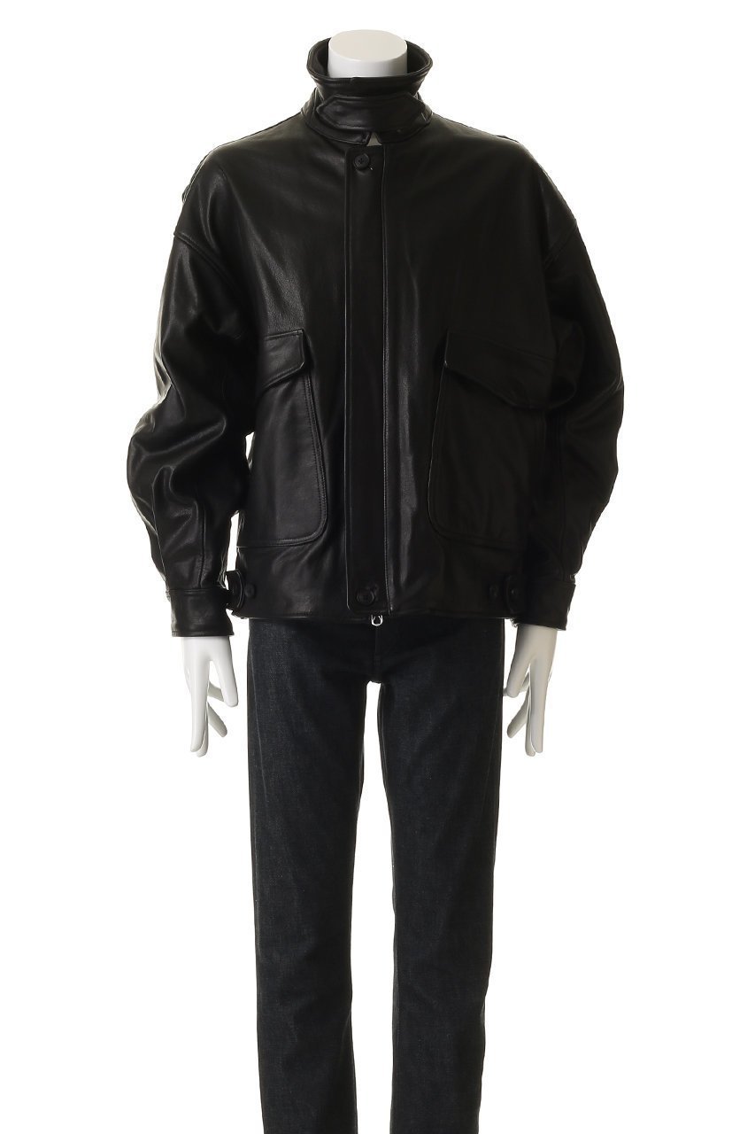 【ヨーク/YOKE】の【UNISEX】レザー フライト ジャケット 人気、トレンドファッション・服の通販 founy(ファニー) 　ファッション　Fashion　レディースファッション　Fashion for Women　アウター　Coat / Outerwear Collection　レディースジャケット・軽アウター　Jackets　ユニセックス　Unisex, Genderless　ジャケット　Jacket, Outerwear　プリーツ　Pleats, Pleated　ポケット　Pocket, Pocket Detail　ミリタリー　Military, Army Style　other-7|ID: prp329100004686440 ipo3291000000035616764