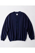 【グッド ピープル グッド ステッチング グッド プロダクト/GOOD PEOPLE GOOD STITCHING GOOD PRODUCT / MEN】の【MEN】ドルマンスリーブ ニット カーディガン ダークパープルネイビー|ID:prp329100004686441