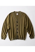 【グッド ピープル グッド ステッチング グッド プロダクト/GOOD PEOPLE GOOD STITCHING GOOD PRODUCT / MEN】の【MEN】ドルマンスリーブ ニット カーディガン グレーカーキ|ID:prp329100004686441