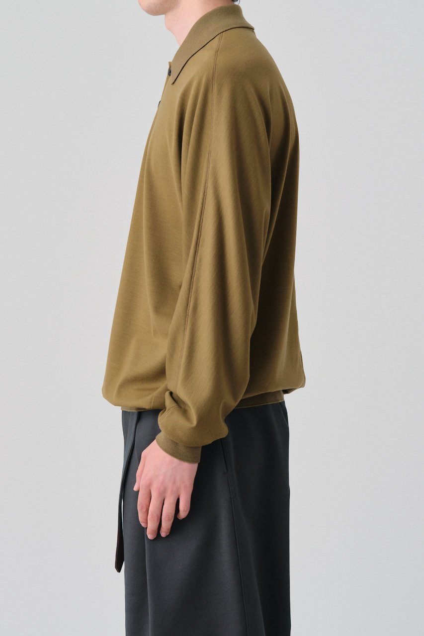 【グッド ピープル グッド ステッチング グッド プロダクト/GOOD PEOPLE GOOD STITCHING GOOD PRODUCT / MEN】の【MEN】Reduced Collar ドルマンスリーブ ニット ポロ 人気、トレンドファッション・服の通販 founy(ファニー) 　ファッション　Fashion　メンズファッション　Fashion for Men　トップス・カットソー　Cut & Sew Tops　ニット・セーター / 定番トップス　Knit Tops & Sweaters　ワーク　Workwear, Utility Style　新作・新入荷　New Arrivals / New In　other-4|ID: prp329100004686442 ipo3291000000033841649