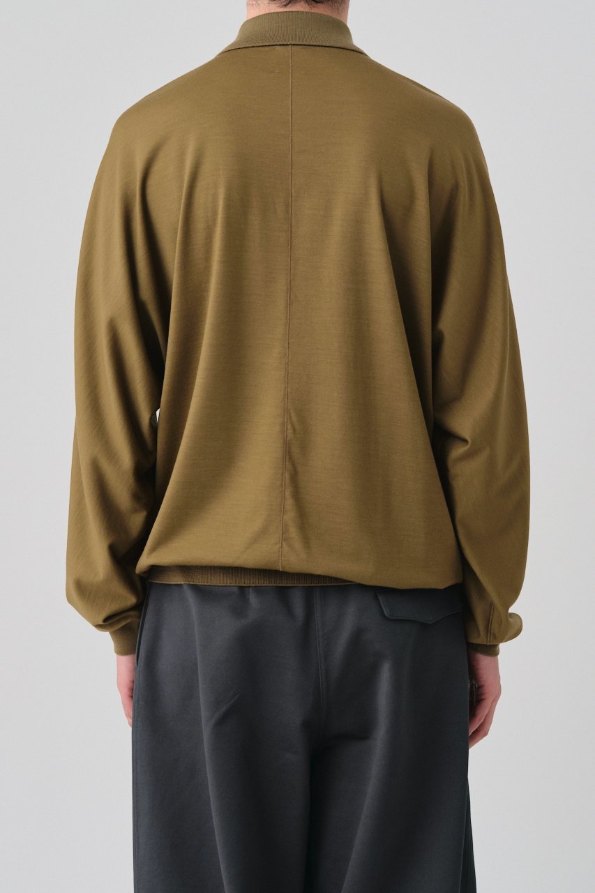 【グッド ピープル グッド ステッチング グッド プロダクト/GOOD PEOPLE GOOD STITCHING GOOD PRODUCT / MEN】の【MEN】Reduced Collar ドルマンスリーブ ニット ポロ 人気、トレンドファッション・服の通販 founy(ファニー) 　ファッション　Fashion　メンズファッション　Fashion for Men　トップス・カットソー　Cut & Sew Tops　ニット・セーター / 定番トップス　Knit Tops & Sweaters　ワーク　Workwear, Utility Style　新作・新入荷　New Arrivals / New In　other-5|ID: prp329100004686442 ipo3291000000033841650