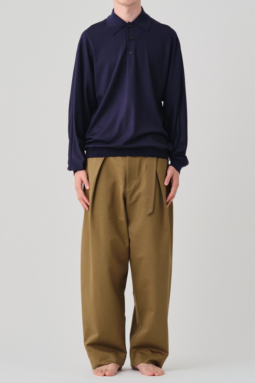 【グッド ピープル グッド ステッチング グッド プロダクト/GOOD PEOPLE GOOD STITCHING GOOD PRODUCT / MEN】の【MEN】Reduced Collar ドルマンスリーブ ニット ポロ 人気、トレンドファッション・服の通販 founy(ファニー) 　ファッション　Fashion　メンズファッション　Fashion for Men　トップス・カットソー　Cut & Sew Tops　ニット・セーター / 定番トップス　Knit Tops & Sweaters　ワーク　Workwear, Utility Style　other-3|ID: prp329100004686442 ipo3291000000035571945