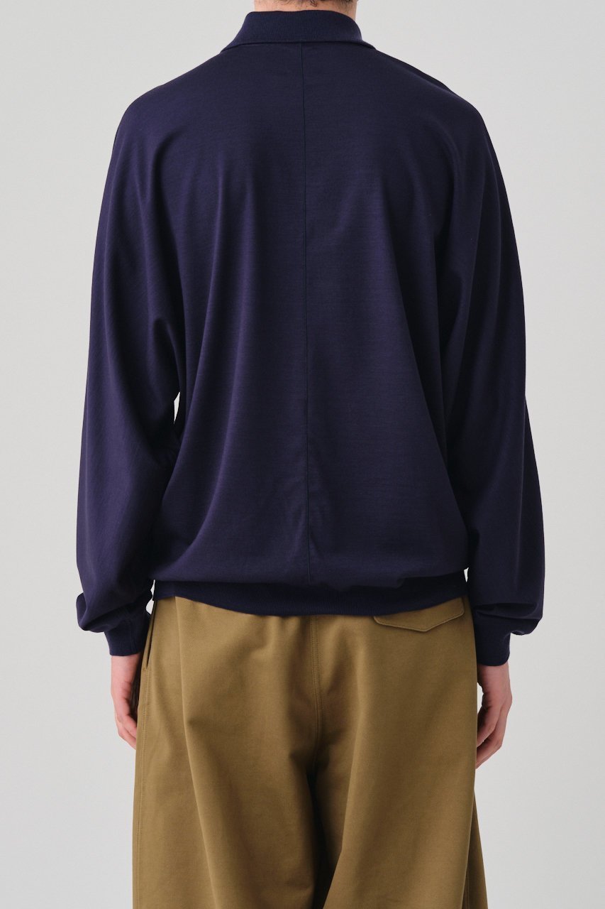 【グッド ピープル グッド ステッチング グッド プロダクト/GOOD PEOPLE GOOD STITCHING GOOD PRODUCT / MEN】の【MEN】Reduced Collar ドルマンスリーブ ニット ポロ 人気、トレンドファッション・服の通販 founy(ファニー) 　ファッション　Fashion　メンズファッション　Fashion for Men　トップス・カットソー　Cut & Sew Tops　ニット・セーター / 定番トップス　Knit Tops & Sweaters　ワーク　Workwear, Utility Style　other-5|ID: prp329100004686442 ipo3291000000035571948