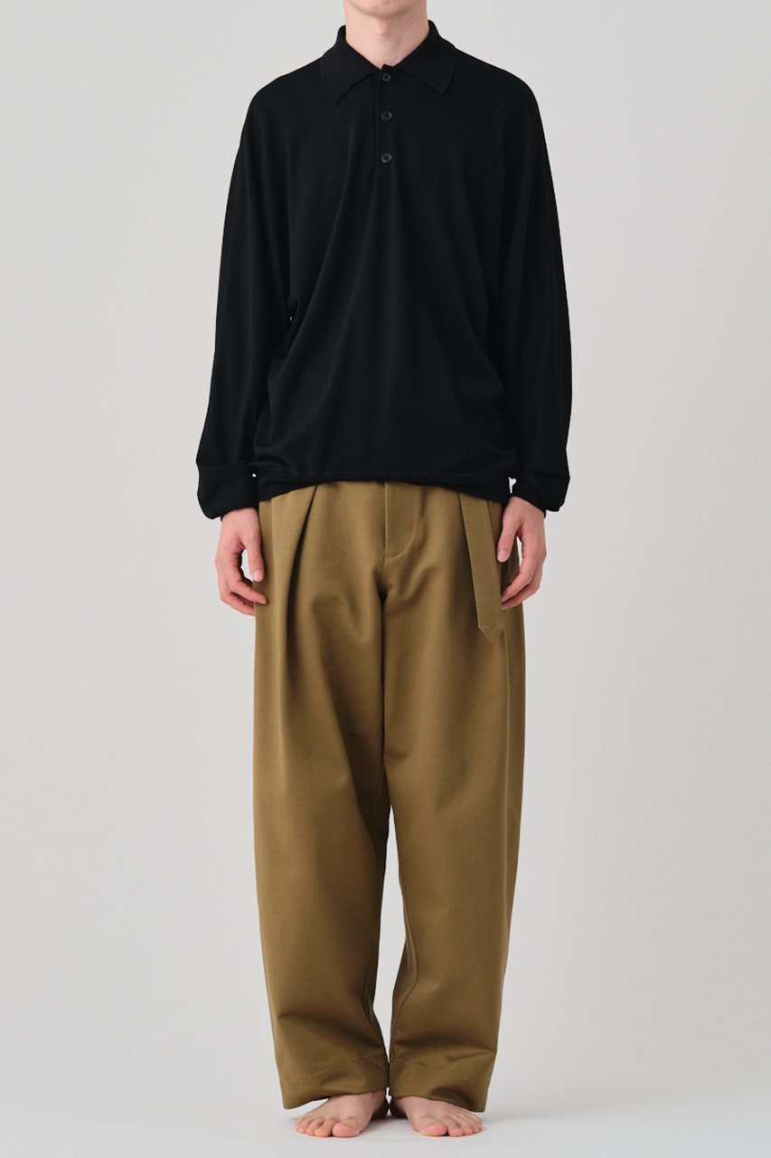 【グッド ピープル グッド ステッチング グッド プロダクト/GOOD PEOPLE GOOD STITCHING GOOD PRODUCT / MEN】の【MEN】Reduced Collar ドルマンスリーブ ニット ポロ 人気、トレンドファッション・服の通販 founy(ファニー) ファッション Fashion メンズファッション Fashion for Men トップス・カットソー Cut & Sew Tops ニット・セーター / 定番トップス Knit Tops & Sweaters ワーク Workwear, Utility Style other-7|ID: prp329100004686442 ipo3291000000036429805