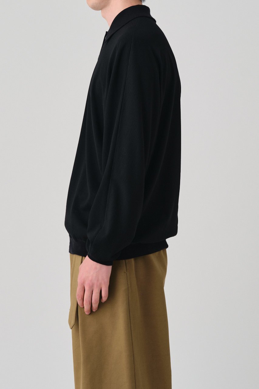【グッド ピープル グッド ステッチング グッド プロダクト/GOOD PEOPLE GOOD STITCHING GOOD PRODUCT / MEN】の【MEN】Reduced Collar ドルマンスリーブ ニット ポロ 人気、トレンドファッション・服の通販 founy(ファニー) ファッション Fashion メンズファッション Fashion for Men トップス・カットソー Cut & Sew Tops ニット・セーター / 定番トップス Knit Tops & Sweaters ワーク Workwear, Utility Style other-8|ID: prp329100004686442 ipo3291000000036429807