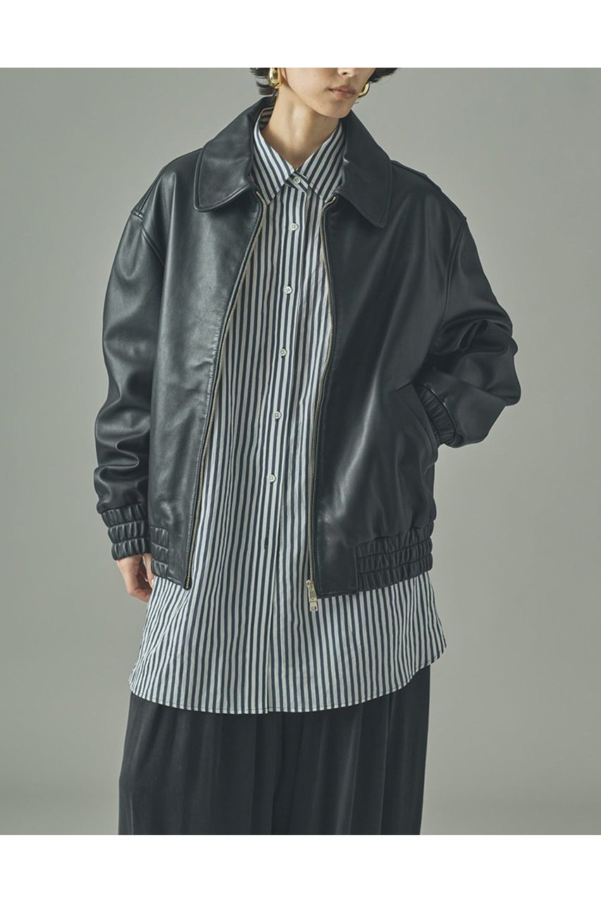 【カレンソロジー/Curensology】の【GELLI】 LEATHER/BS ブルゾン インテリア・キッズ・メンズ・レディースファッション・服の通販 founy(ファニー) 　ファッション　Fashion　レディースファッション　Fashion for Women　アウター　Coat / Outerwear Collection　レディースジャケット・軽アウター　Jackets　ブルゾンジャケット・スポーティアウター　Blouson Jackets　クール　Cool, Chic　ショルダー　Shoulder, Shoulder Strap　ジャケット　Jacket, Outerwear　ドロップ　Drop Shoulder, Dropped Style　ブルゾン　Blouson, Bomber Jacket　エレガント 上品　Elegant　別注　Limited Edition, Custom Order　新作・新入荷　New Arrivals / New In　ブラック|ID: prp329100004686443 ipo3291000000033841768