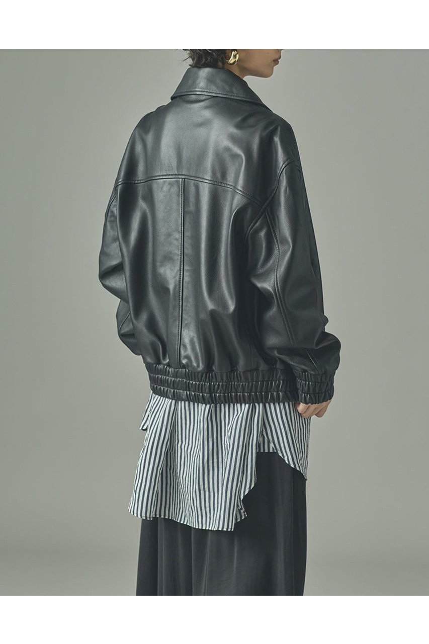 【カレンソロジー/Curensology】の【GELLI】 LEATHER/BS ブルゾン 人気、トレンドファッション・服の通販 founy(ファニー) 　ファッション　Fashion　レディースファッション　Fashion for Women　アウター　Coat / Outerwear Collection　レディースジャケット・軽アウター　Jackets　ブルゾンジャケット・スポーティアウター　Blouson Jackets　クール　Cool, Chic　ショルダー　Shoulder, Shoulder Strap　ジャケット　Jacket, Outerwear　ドロップ　Drop Shoulder, Dropped Style　ブルゾン　Blouson, Bomber Jacket　エレガント 上品　Elegant　別注　Limited Edition, Custom Order　新作・新入荷　New Arrivals / New In　other-3|ID: prp329100004686443 ipo3291000000033841770