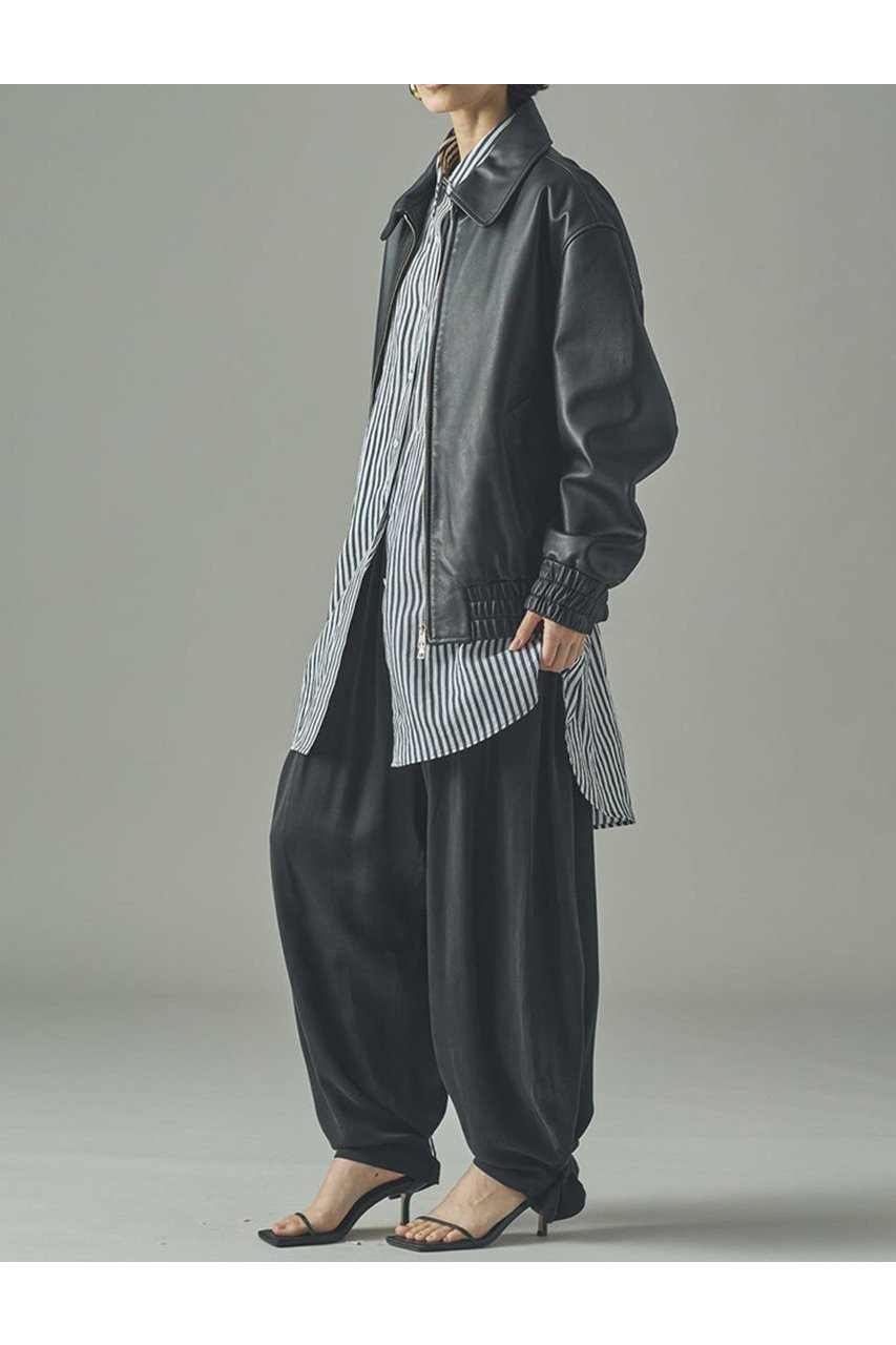【カレンソロジー/Curensology】の【GELLI】 LEATHER/BS ブルゾン 人気、トレンドファッション・服の通販 founy(ファニー) 　ファッション　Fashion　レディースファッション　Fashion for Women　アウター　Coat / Outerwear Collection　レディースジャケット・軽アウター　Jackets　ブルゾンジャケット・スポーティアウター　Blouson Jackets　クール　Cool, Chic　ショルダー　Shoulder, Shoulder Strap　ジャケット　Jacket, Outerwear　ドロップ　Drop Shoulder, Dropped Style　ブルゾン　Blouson, Bomber Jacket　エレガント 上品　Elegant　別注　Limited Edition, Custom Order　新作・新入荷　New Arrivals / New In　other-4|ID: prp329100004686443 ipo3291000000033841771