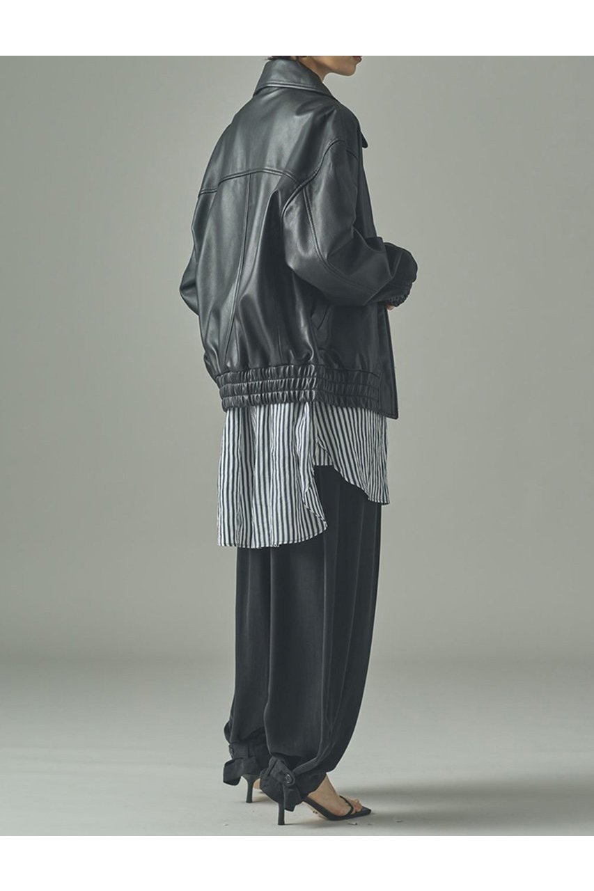 【カレンソロジー/Curensology】の【GELLI】 LEATHER/BS ブルゾン 人気、トレンドファッション・服の通販 founy(ファニー) 　ファッション　Fashion　レディースファッション　Fashion for Women　アウター　Coat / Outerwear Collection　レディースジャケット・軽アウター　Jackets　ブルゾンジャケット・スポーティアウター　Blouson Jackets　クール　Cool, Chic　ショルダー　Shoulder, Shoulder Strap　ジャケット　Jacket, Outerwear　ドロップ　Drop Shoulder, Dropped Style　ブルゾン　Blouson, Bomber Jacket　エレガント 上品　Elegant　別注　Limited Edition, Custom Order　新作・新入荷　New Arrivals / New In　other-5|ID: prp329100004686443 ipo3291000000033841772