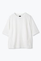 【レリル/lelill】の【日本製】THE ハイテク BASIC 5分袖 T 人気、トレンドファッション・服の通販 founy(ファニー) ファッション Fashion レディースファッション Fashion for Women トップス・カットソー Cut & Sew Tops シャツ・ブラウス・オフィスカジュアル Elegant Blouses & Button-Ups ロングTシャツ・Tシャツ Longline T-Shirts & Tees カットソー・ベーシックTシャツ Cut-and-Sewn Tops / Stretch Tees & Basics ウォッシャブル Machine Washable ショート Short, Short Length スリーブ Sleeve, Long Sleeve / Short Sleeve 吸水 Absorbent, Quick-Dry 夏 Summer 定番 Standard, Basic Item 新作・新入荷 New Arrivals / New In 日本製 Made In Japan |ID:prp329100004686444