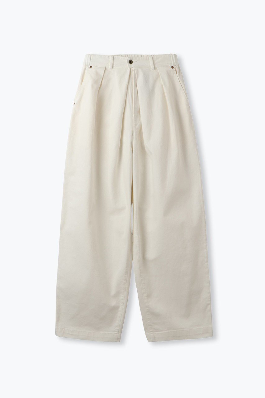 【レリル/lelill】のタックワイド ジーンズ / デニム インテリア・キッズ・メンズ・レディースファッション・服の通販 founy(ファニー) 　ファッション　Fashion　レディースファッション　Fashion for Women　パンツ　Pants & Trousers　デニムパンツ・ジーンズ・美脚デニム　Denim Jeans & Pants　ジーンズ　Jeans, Denim Pants　ストレッチ　Stretch, Stretchy Fabric　デニム　Denim, Jeans Material　ワイド　Wide, Wide Fit　人気　Popular, Best Seller　新作・新入荷　New Arrivals / New In　オフホワイト|ID: prp329100004686445 ipo3291000000033841791