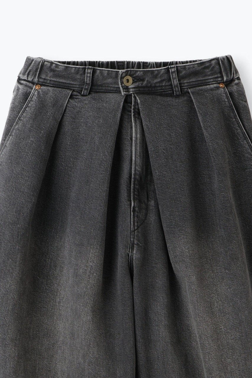 【レリル/lelill】のタックワイド ジーンズ / デニム 人気、トレンドファッション・服の通販 founy(ファニー) 　ファッション　Fashion　レディースファッション　Fashion for Women　パンツ　Pants & Trousers　デニムパンツ・ジーンズ・美脚デニム　Denim Jeans & Pants　ジーンズ　Jeans, Denim Pants　ストレッチ　Stretch, Stretchy Fabric　デニム　Denim, Jeans Material　ワイド　Wide, Wide Fit　人気　Popular, Best Seller　other-3|ID: prp329100004686445 ipo3291000000036753760