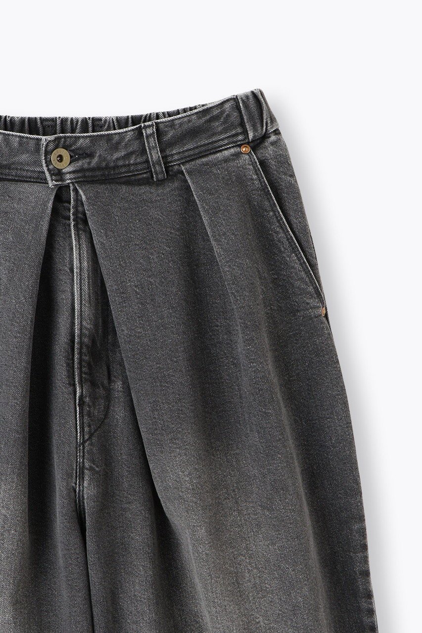 【レリル/lelill】のタックワイド ジーンズ / デニム 人気、トレンドファッション・服の通販 founy(ファニー) 　ファッション　Fashion　レディースファッション　Fashion for Women　パンツ　Pants & Trousers　デニムパンツ・ジーンズ・美脚デニム　Denim Jeans & Pants　ジーンズ　Jeans, Denim Pants　ストレッチ　Stretch, Stretchy Fabric　デニム　Denim, Jeans Material　ワイド　Wide, Wide Fit　人気　Popular, Best Seller　other-4|ID: prp329100004686445 ipo3291000000036753761