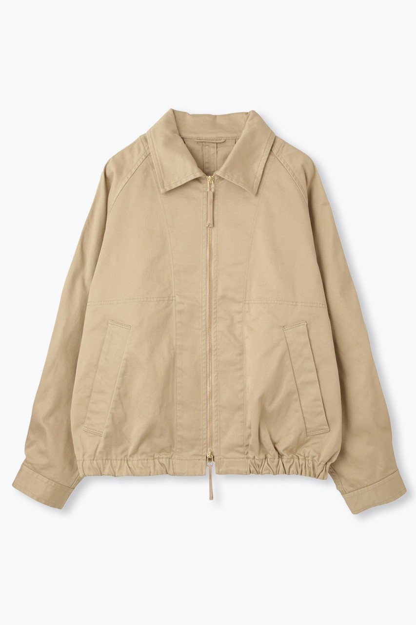 【レリル/lelill】のバックタック ドリズラー ジャケット インテリア・キッズ・メンズ・レディースファッション・服の通販 founy(ファニー) 　ファッション　Fashion　レディースファッション　Fashion for Women　アウター　Coat / Outerwear Collection　レディースジャケット・軽アウター　Jackets　ジャケット　Jacket, Outerwear　ストレッチ　Stretch, Stretchy Fabric　スリーブ　Sleeve, Long Sleeve / Short Sleeve　センター　Center, Center Line　ダブル　Double, Double-Breasted　デニム　Denim, Jeans Material　フロント　Front, Front Design　新作・新入荷　New Arrivals / New In　ベージュ|ID: prp329100004686446 ipo3291000000033841800