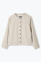 【レリル/lelill】のSOFT SHELL SHORT ジャケット 人気、トレンドファッション・服の通販 founy(ファニー) ファッション Fashion レディースファッション Fashion for Women アウター Coat / Outerwear Collection レディースジャケット・軽アウター Jackets シンプル Simple, Minimal ジャケット Jacket, Outerwear ドット Polka Dot, Dot Pattern フロント Front, Front Design 羽織 Haori, Light Jacket thumbnail グレージュ|ID: prp329100004687898 ipo3291000000035625765