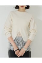 【ガリャルダガランテ/GALLARDAGALANTE】の【25th記念アイテム】レースコンビニット 人気、トレンドファッション・服の通販 founy(ファニー) ファッション Fashion レディースファッション Fashion for Women トップス・カットソー Cut & Sew Tops ニット Knit Tops & Sweaters カジュアルプルオーバー・ニットトップス Pullovers & Knit Tops / Casual Pullovers おすすめ Recommended / Our Picks エレガント 上品 Elegant コレクション Collection, Seasonal Line シンプル Simple, Minimal フェミニン Feminine, Girly ペプラム Peplum, Flared Hem ボトム Bottoms, Lower Wear レース Lace, Lace Fabric 新作・新入荷 New Arrivals / New In thumbnail オフホワイト|ID: prp329100004687899 ipo3291000000033852418