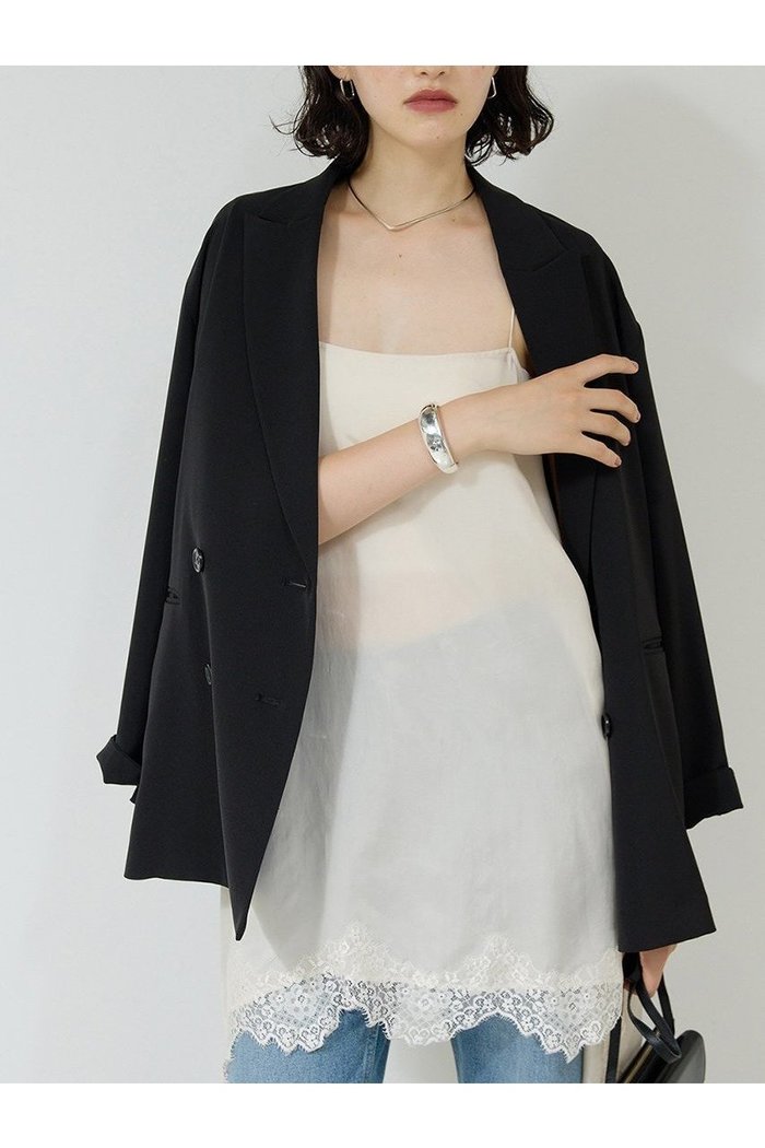 【ガリャルダガランテ/GALLARDAGALANTE】の【25th記念アイテム】ラウンドヘムキャミチュニック インテリア・キッズ・メンズ・レディースファッション・服の通販 founy(ファニー) https://founy.com/ ファッション Fashion レディースファッション Fashion for Women ワンピース Dresses チュニック Tunic Tops & Dresses エレガント 上品 Elegant カットソー Cut and Sewn Top コレクション Collection, Seasonal Line サテン Satin, Glossy Fabric ジャケット Jacket, Outerwear チュニック Tunic, Long Top フェミニン Feminine, Girly フレア Flare, Flared レース Lace, Lace Fabric |ID: prp329100004687900 ipo3291000000033852427