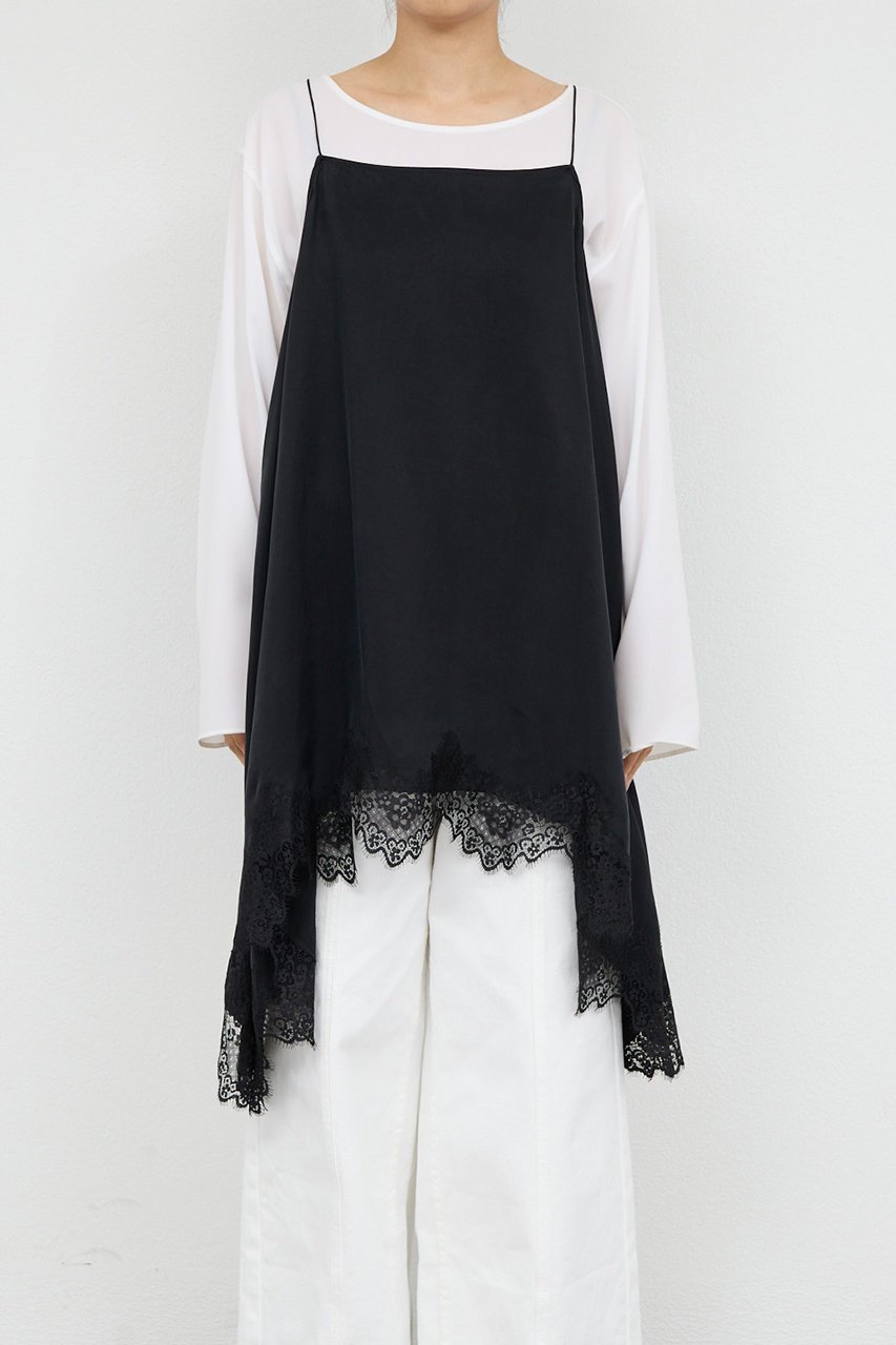 【ガリャルダガランテ/GALLARDAGALANTE】の【25th記念アイテム】ラウンドヘムキャミチュニック 人気、トレンドファッション・服の通販 founy(ファニー) ファッション Fashion レディースファッション Fashion for Women ワンピース Dresses チュニック Tunic Tops & Dresses エレガント 上品 Elegant カットソー Cut and Sewn Top コレクション Collection, Seasonal Line サテン Satin, Glossy Fabric ジャケット Jacket, Outerwear チュニック Tunic, Long Top フェミニン Feminine, Girly フレア Flare, Flared レース Lace, Lace Fabric other-4|ID: prp329100004687900 ipo3291000000035381009