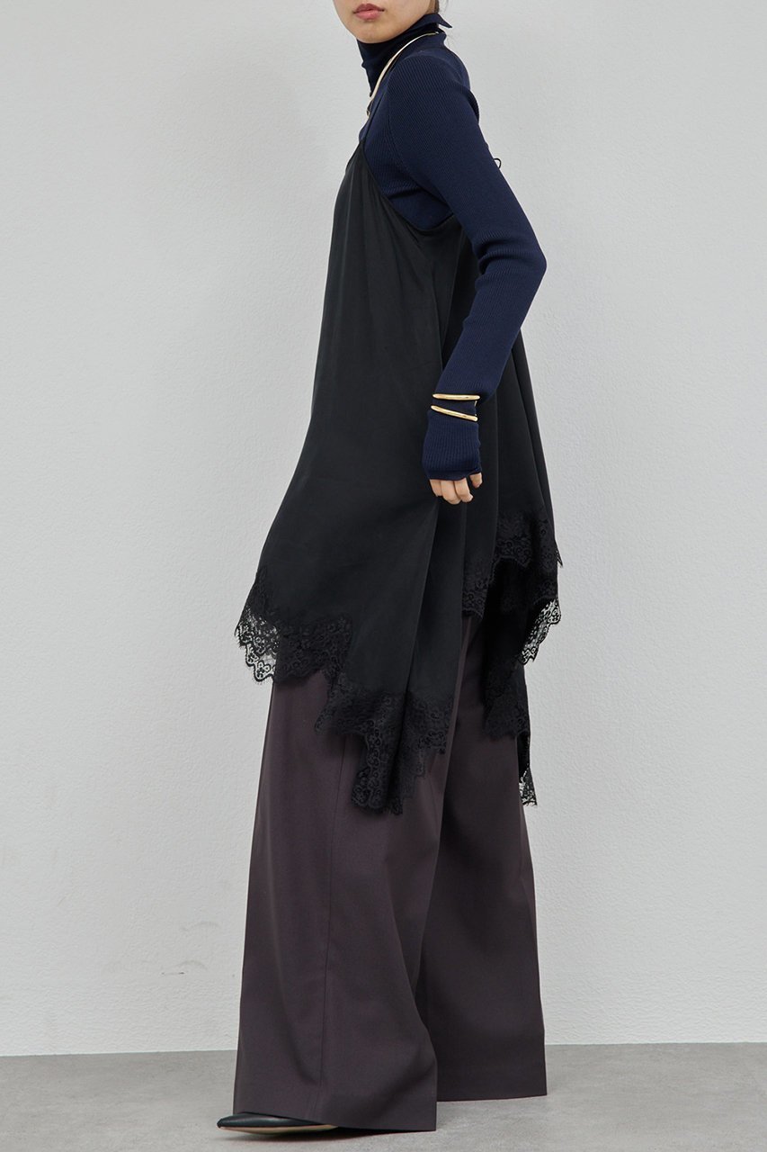 【ガリャルダガランテ/GALLARDAGALANTE】の【25th記念アイテム】ラウンドヘムキャミチュニック 人気、トレンドファッション・服の通販 founy(ファニー) 　ファッション　Fashion　レディースファッション　Fashion for Women　ワンピース　Dresses　チュニック　Tunic Tops & Dresses　エレガント 上品　Elegant　カットソー　Cut and Sewn Top　コレクション　Collection, Seasonal Line　サテン　Satin, Glossy Fabric　ジャケット　Jacket, Outerwear　チュニック　Tunic, Long Top　フェミニン　Feminine, Girly　フレア　Flare, Flared　レース　Lace, Lace Fabric　other-2|ID: prp329100004687900 ipo3291000000035677441