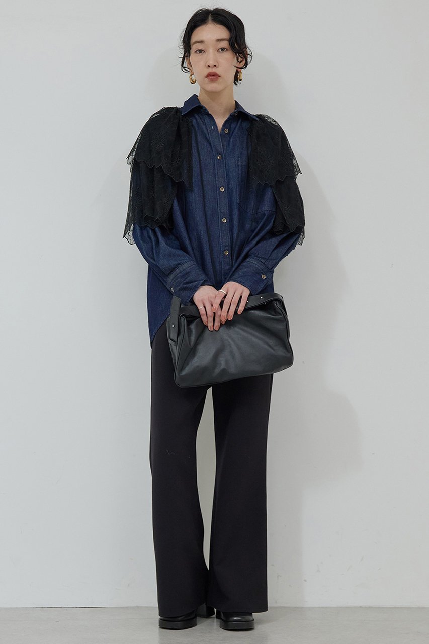 【ガリャルダガランテ/GALLARDAGALANTE】の【25th記念アイテム】スカラップレースボレロ 人気、トレンドファッション・服の通販 founy(ファニー) 　ファッション　Fashion　レディースファッション　Fashion for Women　アウター　Coat / Outerwear Collection　レディースジャケット・軽アウター　Jackets　ボレロ・ショート丈ジャケット / ドレス羽織りに　Boleros & Short Jackets　おすすめ　Recommended / Our Picks　コレクション　Collection, Seasonal Line　ショート　Short, Short Length　ジャケット　Jacket, Outerwear　デニム　Denim, Jeans Material　フェミニン　Feminine, Girly　フロント　Front, Front Design　ボレロ　Bolero, Short Cardigan　リボン　Ribbon, Bow　レース　Lace, Lace Fabric　エレガント 上品　Elegant　other-2|ID: prp329100004687903 ipo3291000000035381021