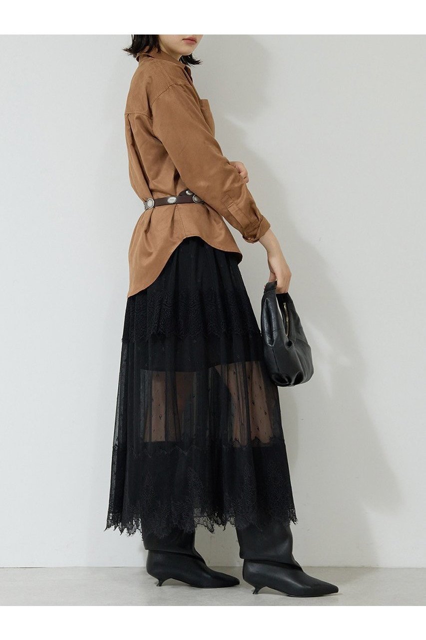 【ガリャルダガランテ/GALLARDAGALANTE】の【25th記念アイテム】レーススカート 人気、トレンドファッション・服の通販 founy(ファニー) 　ファッション　Fashion　レディースファッション　Fashion for Women　スカート　Skirts　ロングスカート　Long Skirts / Maxi & Midi Skirts　おすすめ　Recommended / Our Picks　エレガント 上品　Elegant　コレクション　Collection, Seasonal Line　フェミニン　Feminine, Girly　レース　Lace, Lace Fabric　ロング　Long, Long-Length　新作・新入荷　New Arrivals / New In　other-3|ID: prp329100004687904 ipo3291000000033852469