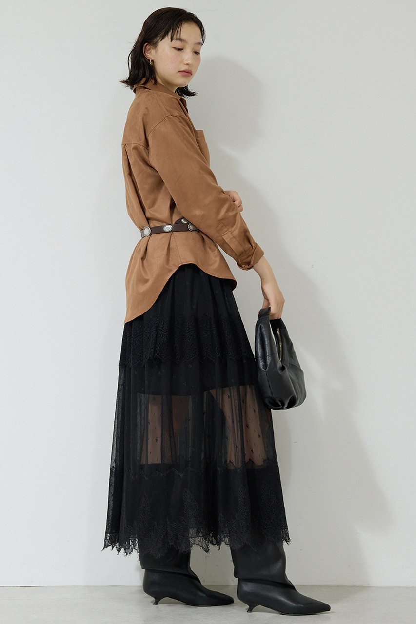 【ガリャルダガランテ/GALLARDAGALANTE】の【25th記念アイテム】レーススカート 人気、トレンドファッション・服の通販 founy(ファニー) 　ファッション　Fashion　レディースファッション　Fashion for Women　スカート　Skirts　ロングスカート　Long Skirts / Maxi & Midi Skirts　おすすめ　Recommended / Our Picks　エレガント 上品　Elegant　コレクション　Collection, Seasonal Line　フェミニン　Feminine, Girly　レース　Lace, Lace Fabric　ロング　Long, Long-Length　other-3|ID: prp329100004687904 ipo3291000000036101915