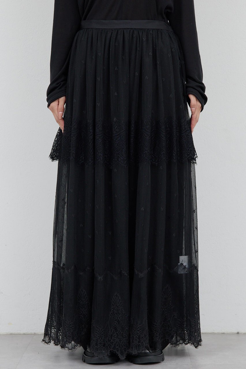 【ガリャルダガランテ/GALLARDAGALANTE】の【25th記念アイテム】レーススカート 人気、トレンドファッション・服の通販 founy(ファニー) 　ファッション　Fashion　レディースファッション　Fashion for Women　スカート　Skirts　ロングスカート　Long Skirts / Maxi & Midi Skirts　おすすめ　Recommended / Our Picks　エレガント 上品　Elegant　コレクション　Collection, Seasonal Line　フェミニン　Feminine, Girly　レース　Lace, Lace Fabric　ロング　Long, Long-Length　other-7|ID: prp329100004687904 ipo3291000000036101919