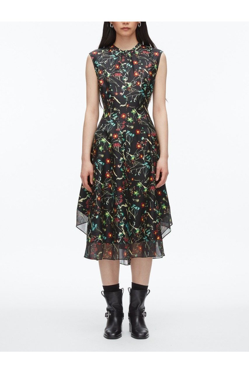 【スリーワン フィリップリム/3.1 Phillip Lim】のBLISS FLORAL スリーブレス シフォンヘム ドレス 人気、トレンドファッション・服の通販 founy(ファニー) 　ファッション　Fashion　レディースファッション　Fashion for Women　ワンピース　Dresses　フォーマル・パーティードレス・結婚式用ドレス　Elegant & Casual Dresses　チュニック　Tunic Tops & Dresses　シルク　Silk, 100% Silk　スリーブ　Sleeve, Long Sleeve / Short Sleeve　チュニック　Tunic, Long Top　ドレス　Dress, One-Piece　パーティ　Party, Party Style　プリント　Print, Printed Pattern　ラグジュアリー　Luxury, Elegant　ロング　Long, Long-Length　エレガント 上品　Elegant　新作・新入荷　New Arrivals / New In　other-7|ID: prp329100004687907 ipo3291000000033852494