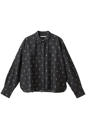 【ヌキテパ/NE QUITTEZ PAS】のDENIM FOIL PRINT シャツ 人気、トレンドファッション・服の通販 founy(ファニー) ファッション Fashion レディースファッション Fashion for Women トップス・カットソー Cut & Sew Tops シャツ・ブラウス・オフィスカジュアル Elegant Blouses & Button-Ups シャンブレー Chambray, Denim-Like Fabric シルバー Silver, Metallic Silver スリーブ Sleeve, Long Sleeve / Short Sleeve デニム Denim, Jeans Material バランス Balance, Style Balance プリント Print, Printed Pattern ロング Long, Long-Length ワイド Wide, Wide Fit 新作・新入荷 New Arrivals / New In 羽織 Haori, Light Jacket |ID:prp329100004687909