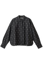【ヌキテパ/NE QUITTEZ PAS】のDENIM FOIL PRINT シャツ ブラック|ID: prp329100004687909 ipo3291000000033852507