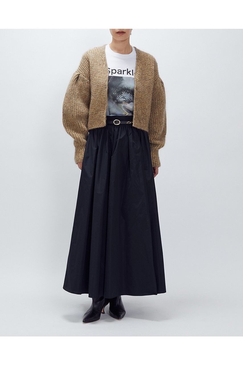 【プルミエ アロンディスモン/1er Arrondissement】のラメモヘアリリヤーンボレロカーディガン 人気、トレンドファッション・服の通販 founy(ファニー) 　ファッション　Fashion　レディースファッション　Fashion for Women　トップス・カットソー　Cut & Sew Tops　ニット　Knit Tops & Sweaters　カーディガン・羽織り　Layered Style Cardigans　カーディガン　Cardigan, Knitwear　コンパクト　Compact, Small Size　ショート　Short, Short Length　バランス　Balance, Style Balance　フォルム　Silhouette, Form　ボレロ　Bolero, Short Cardigan　ワイド　Wide, Wide Fit　新作・新入荷　New Arrivals / New In　畦　Ribbed Knit　軽量　Lightweight, Ultra Light　other-8|ID: prp329100004687910 ipo3291000000033852523