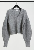 【プルミエ アロンディスモン/1er Arrondissement】のラメモヘアリリヤーンボレロカーディガン 人気、トレンドファッション・服の通販 founy(ファニー) ファッション Fashion レディースファッション Fashion for Women トップス・カットソー Cut & Sew Tops ニット Knit Tops & Sweaters カーディガン・羽織り Layered Style Cardigans カーディガン Cardigan, Knitwear コンパクト Compact, Small Size ショート Short, Short Length バランス Balance, Style Balance フォルム Silhouette, Form ボレロ Bolero, Short Cardigan ワイド Wide, Wide Fit 再入荷 Restock / Back in Stock 畦 Ribbed Knit 軽量 Lightweight, Ultra Light thumbnail シルバー|ID: prp329100004687910 ipo3291000000033985002