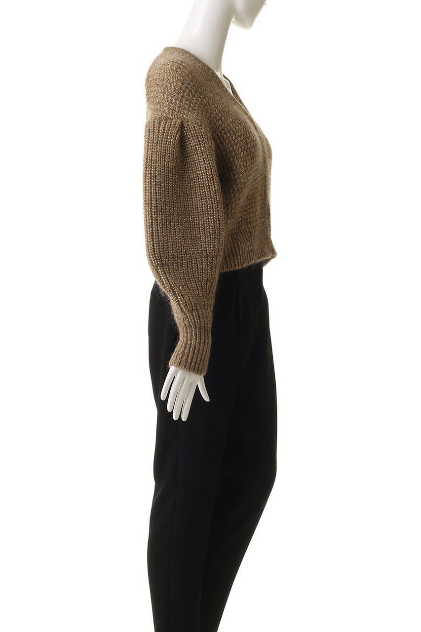 【プルミエ アロンディスモン/1er Arrondissement】のラメモヘアリリヤーンボレロカーディガン 人気、トレンドファッション・服の通販 founy(ファニー) 　ファッション　Fashion　レディースファッション　Fashion for Women　トップス・カットソー　Cut & Sew Tops　ニット　Knit Tops & Sweaters　カーディガン・羽織り　Layered Style Cardigans　カーディガン　Cardigan, Knitwear　コンパクト　Compact, Small Size　ショート　Short, Short Length　バランス　Balance, Style Balance　フォルム　Silhouette, Form　ボレロ　Bolero, Short Cardigan　ワイド　Wide, Wide Fit　再入荷　Restock / Back in Stock　畦　Ribbed Knit　軽量　Lightweight, Ultra Light　other-3|ID: prp329100004687910 ipo3291000000036101940