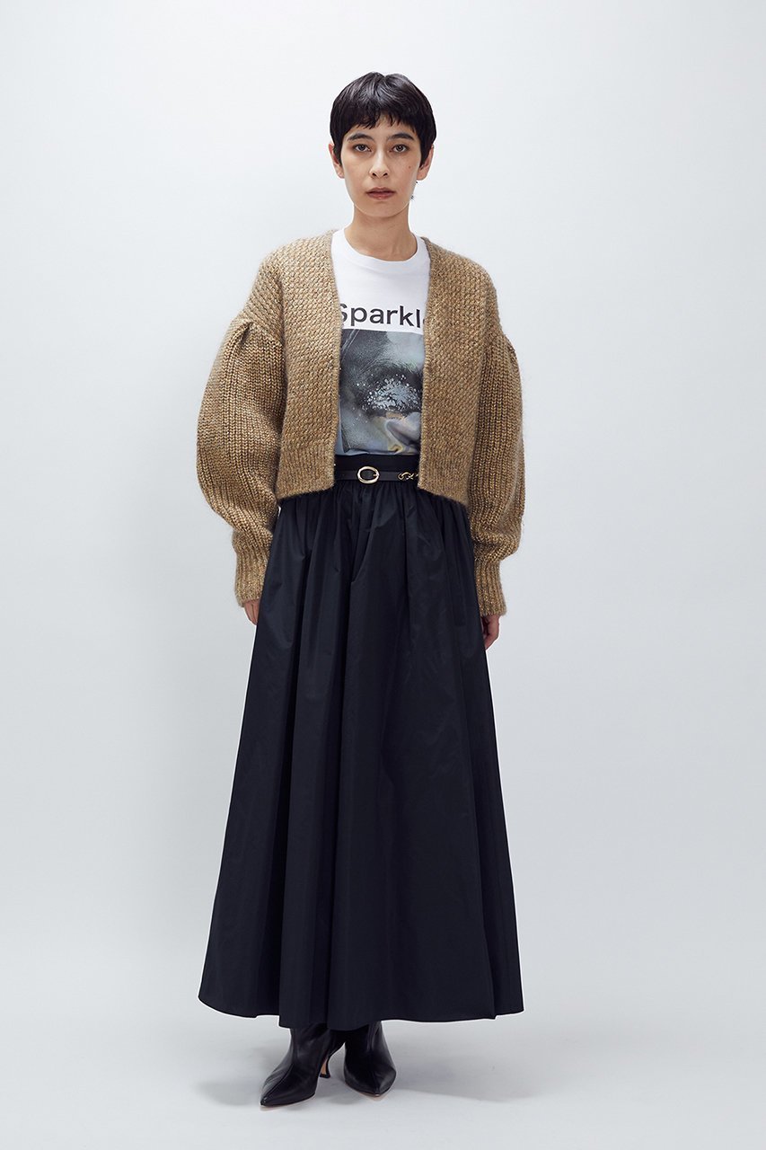 【プルミエ アロンディスモン/1er Arrondissement】のラメモヘアリリヤーンボレロカーディガン 人気、トレンドファッション・服の通販 founy(ファニー) 　ファッション　Fashion　レディースファッション　Fashion for Women　トップス・カットソー　Cut & Sew Tops　ニット　Knit Tops & Sweaters　カーディガン・羽織り　Layered Style Cardigans　カーディガン　Cardigan, Knitwear　コンパクト　Compact, Small Size　ショート　Short, Short Length　バランス　Balance, Style Balance　フォルム　Silhouette, Form　ボレロ　Bolero, Short Cardigan　ワイド　Wide, Wide Fit　再入荷　Restock / Back in Stock　畦　Ribbed Knit　軽量　Lightweight, Ultra Light　other-8|ID: prp329100004687910 ipo3291000000036101945